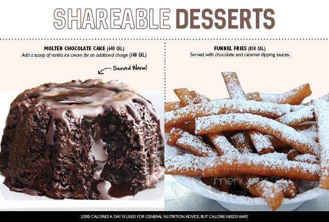 Beef O' Bradys - Kingsport, TN menu_pic