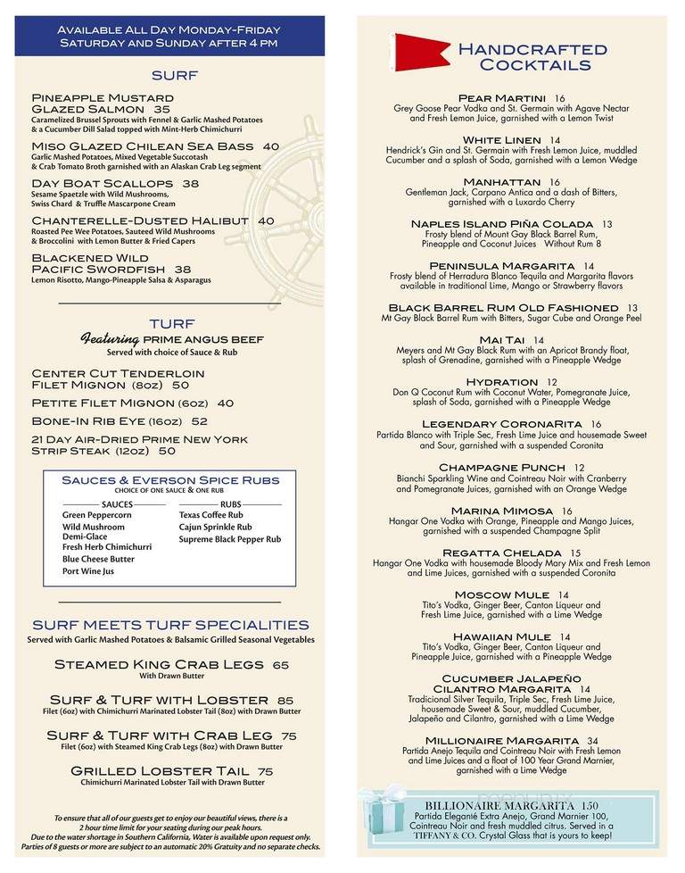 Bay Street Kitchen - Long Beach, CA menu_pic