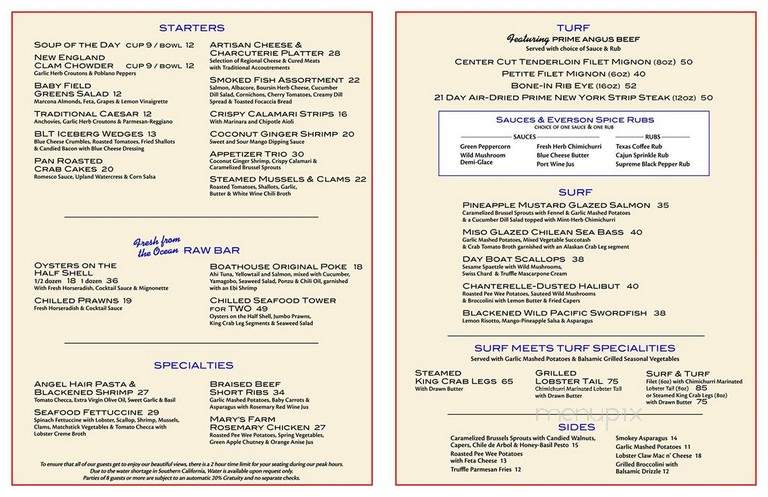 Bay Street Kitchen - Long Beach, CA menu_pic