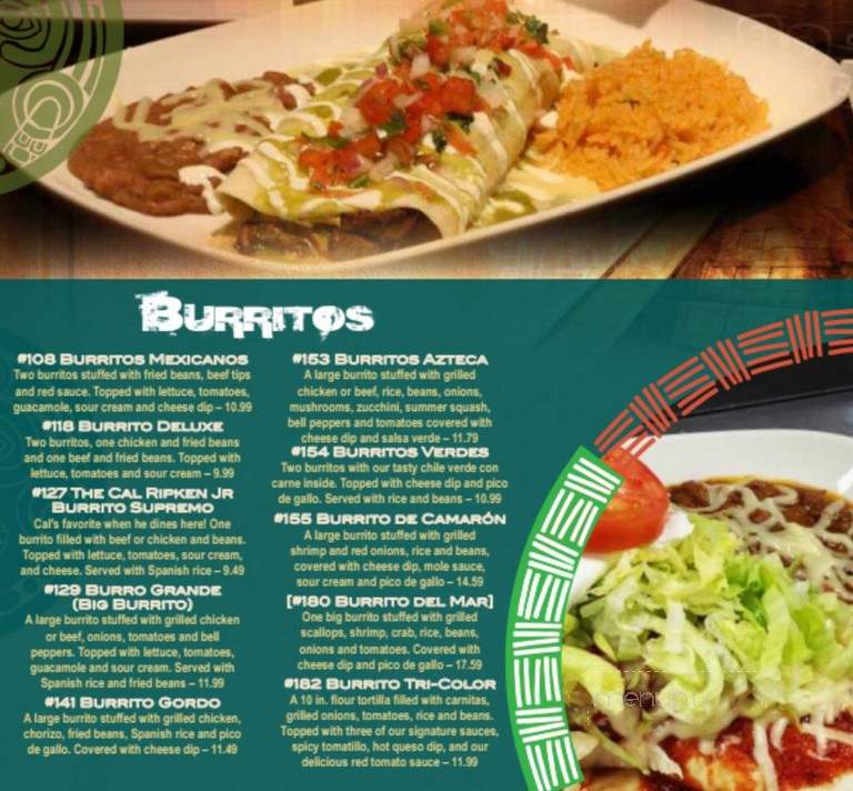 La Tolteca - Aberdeen, MD menu_pic