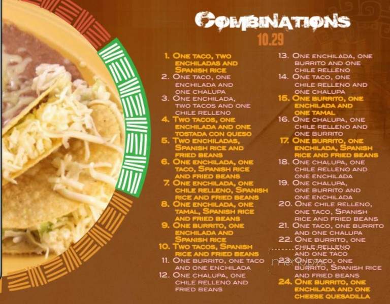 La Tolteca - Aberdeen, MD menu_pic