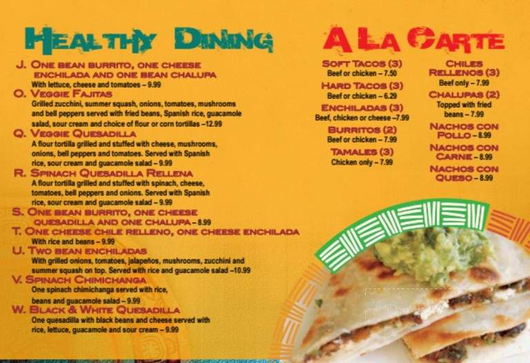 La Tolteca - Aberdeen, MD menu_pic