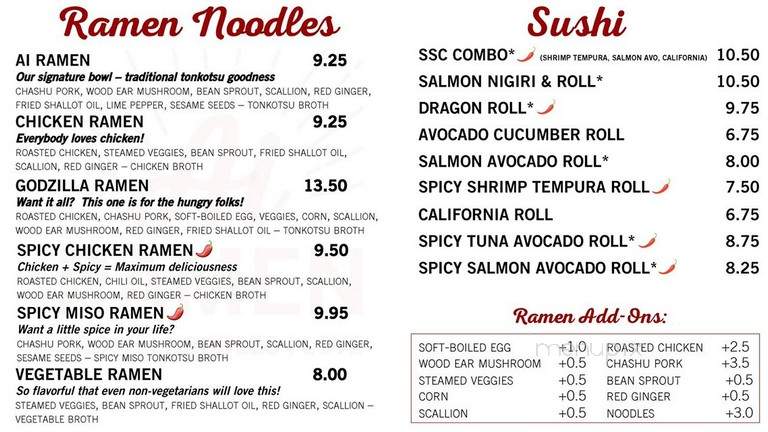 Ramen Boy - Philadelphia, PA menu_pic
