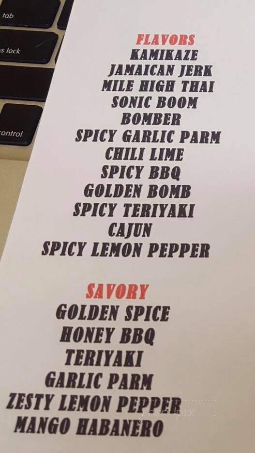 Wild Wings N Things - Anchorage, AK menu_pic