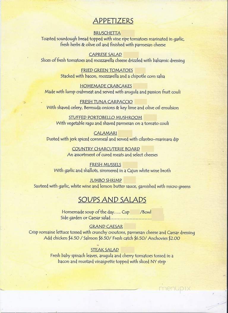 Cristof's - Fort Myers, FL menu_pic