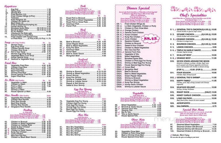 8-8 Panda - Casselberry, FL menu_pic