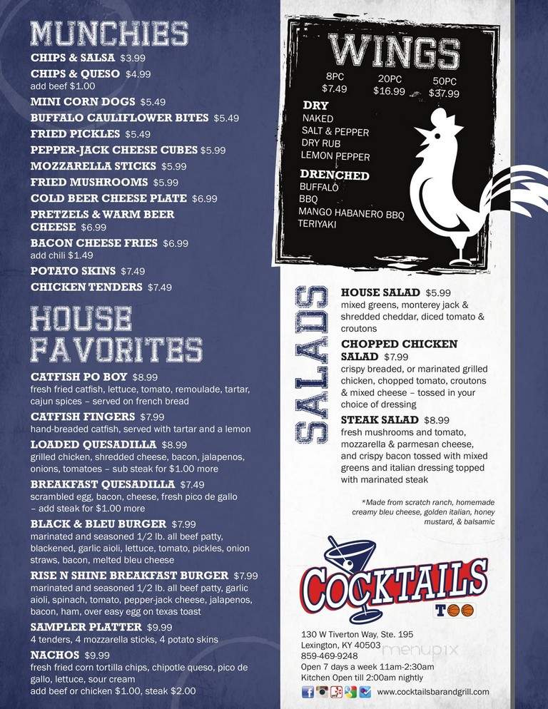 Cocktails Bar and Grill - Lexington, KY