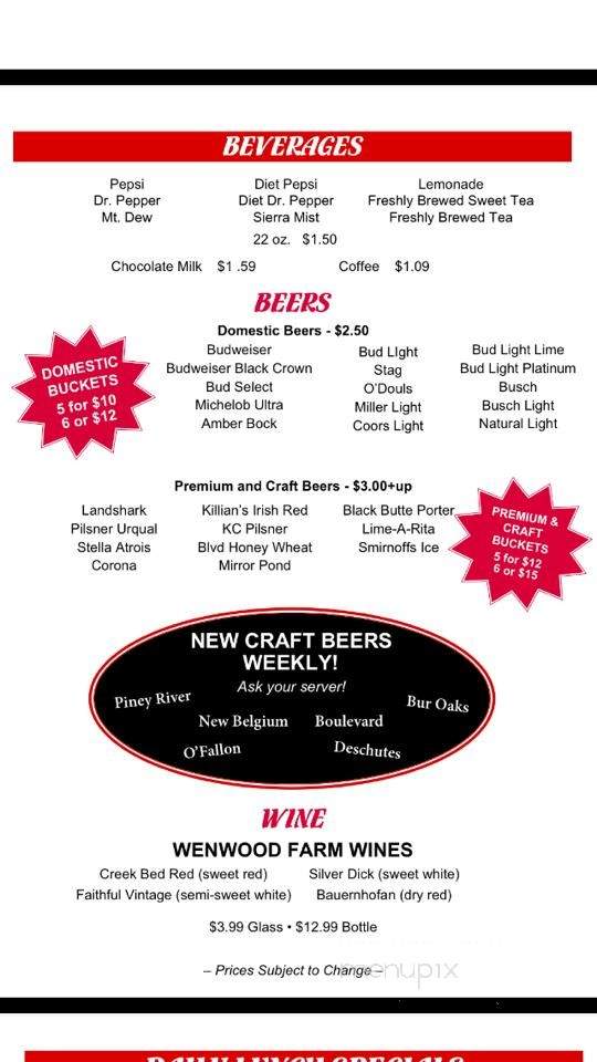 Dave's Pizza and Wings - Linn, MO menu_pic