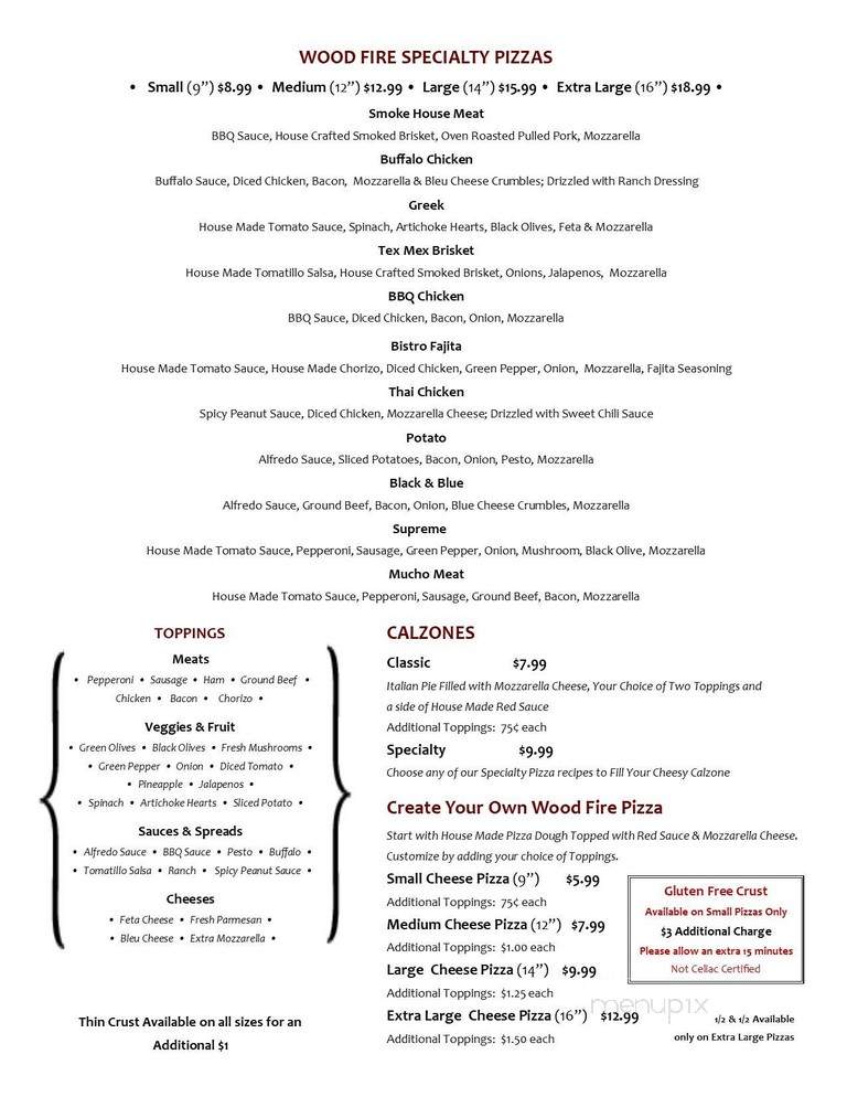 2nd Street Bisro - Holden, MO menu_pic