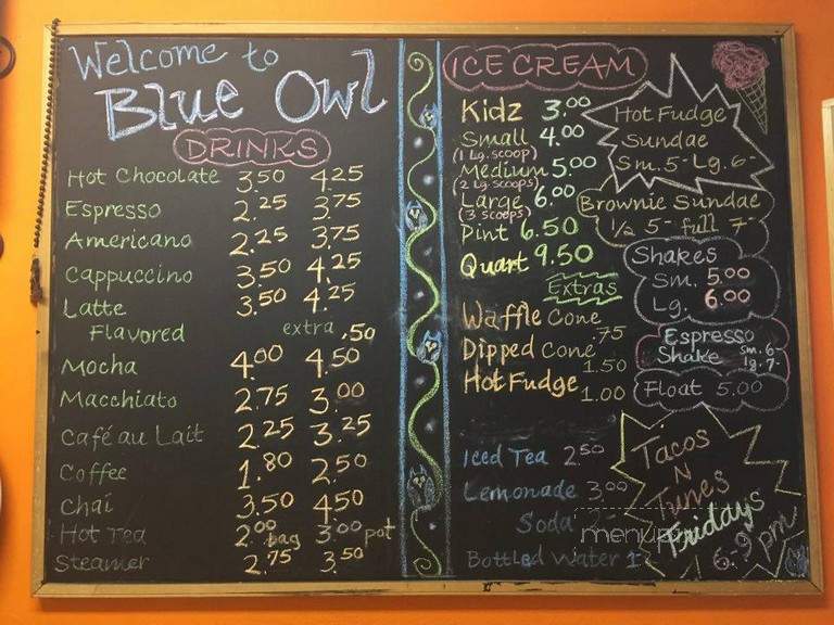 Blue Owl Books Coffee House Ice Cream Parlour - Nederland, CO