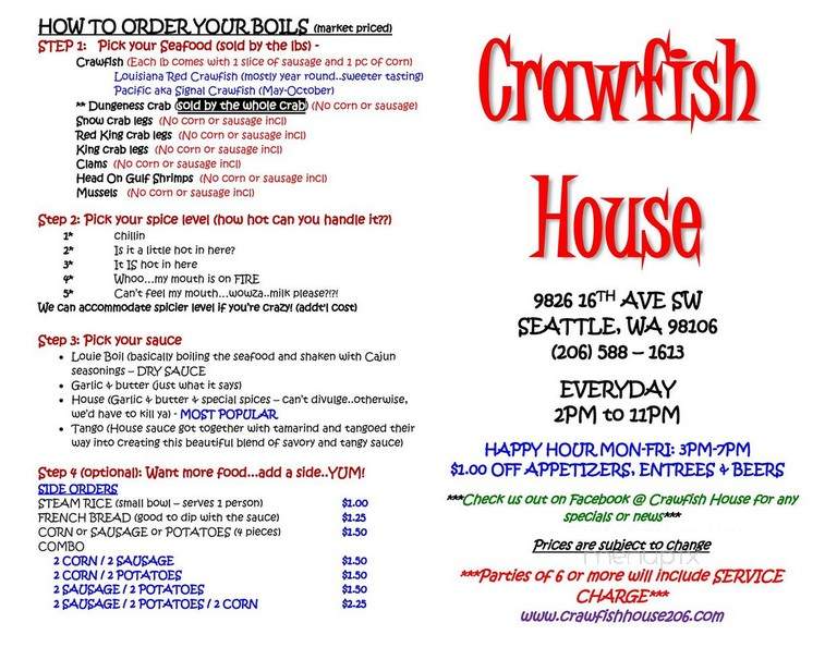 Crawfish House - Seattle, WA