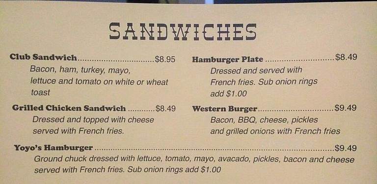 Yoyo's Mexican Restaurant Bar Grill - Bogalusa, LA menu_pic