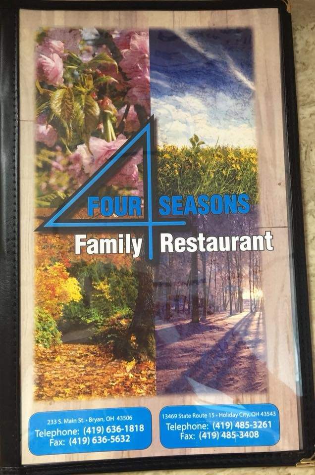 Four Seasons - Bryan, OH menu_pic