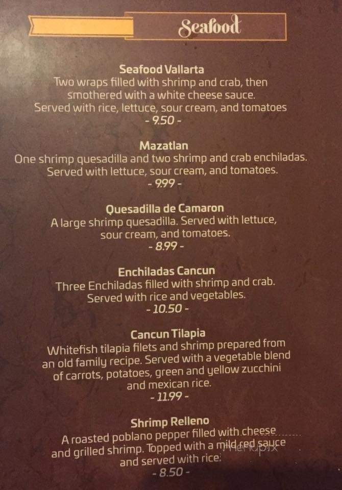 Los Cabos Mexican Grill - Menomonie, WI menu_pic