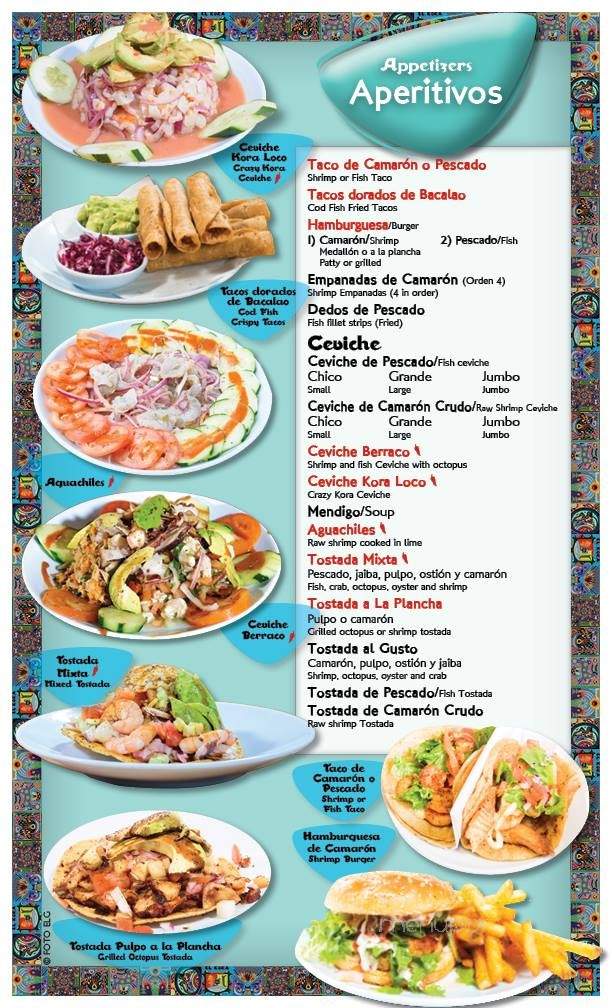 El kora's - Chicago, IL menu_pic
