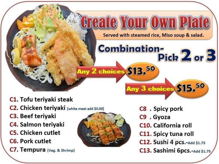Hana Sushi Bar - Northridge, CA menu_pic