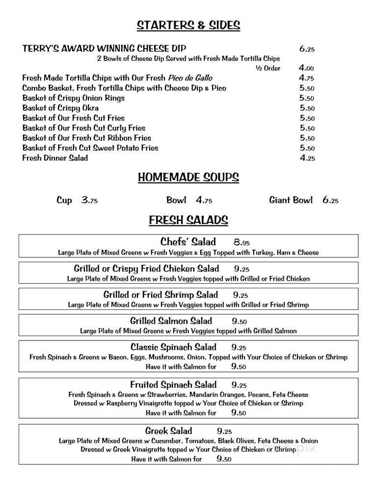 Patio Cafe - Deming, NM menu_pic