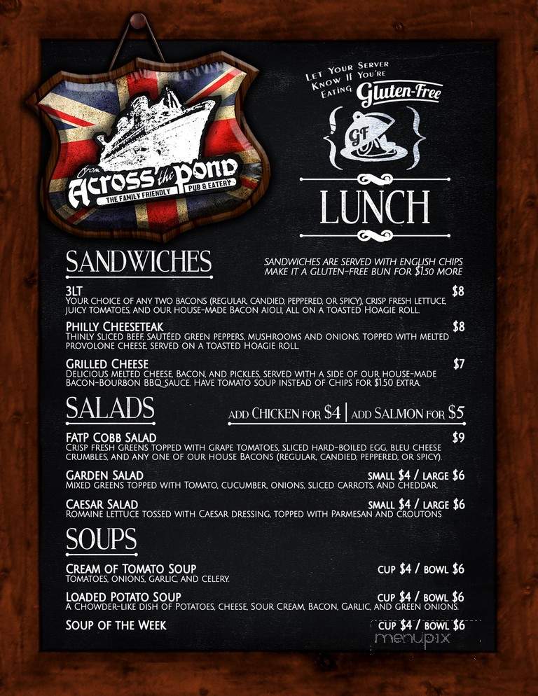 From Across the Pond - Colleyville, TX menu_pic