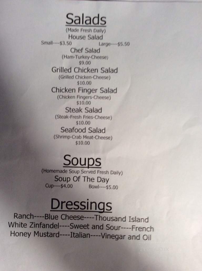 Pido's Pub - Munhall, PA menu_pic