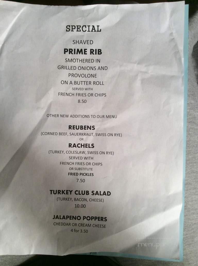 Pido's Pub - Munhall, PA menu_pic