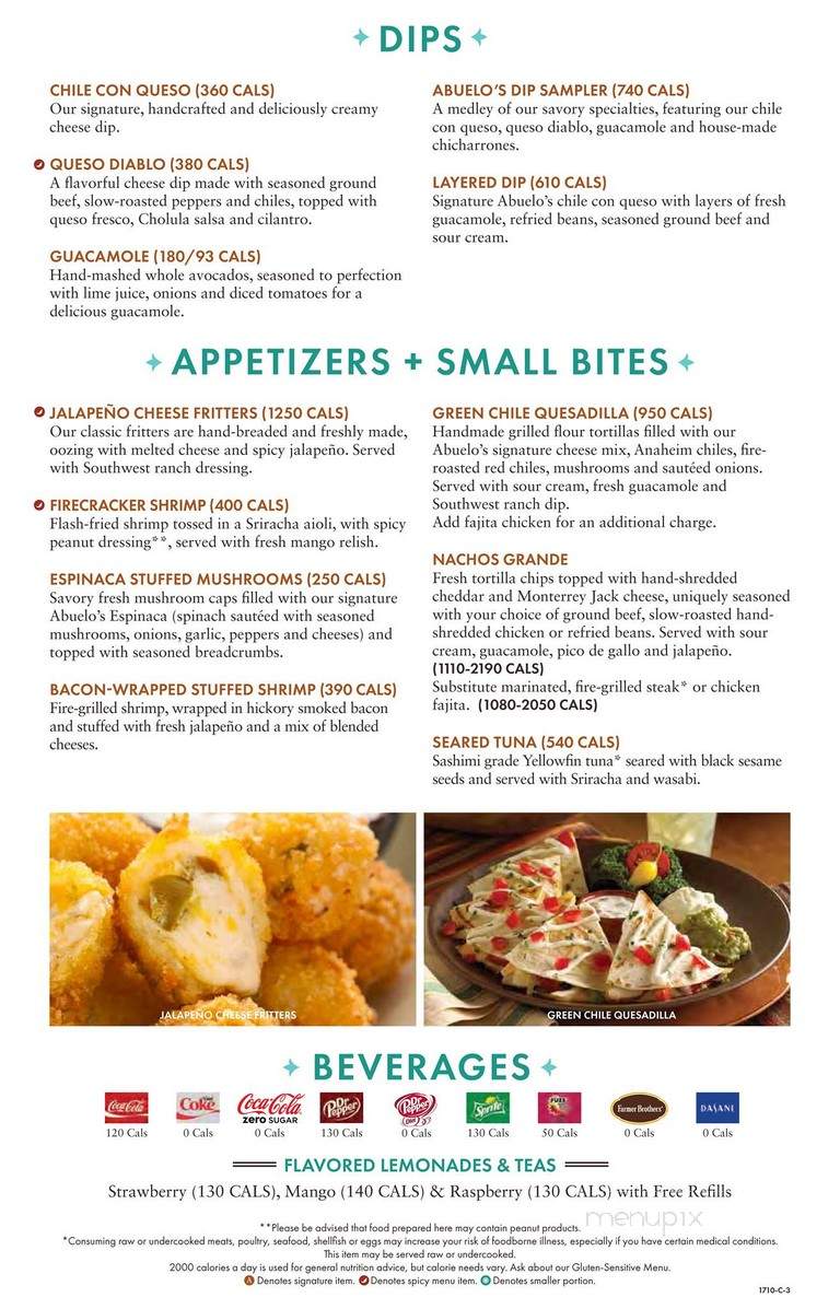 Abuelo's Mexican Restaurant - Fort Worth, TX menu_pic