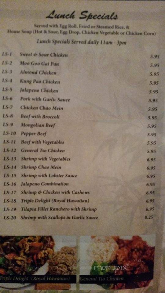 Chopstix - Mission, TX menu_pic