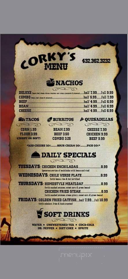 Corky's Bar and Grill - Odessa, TX