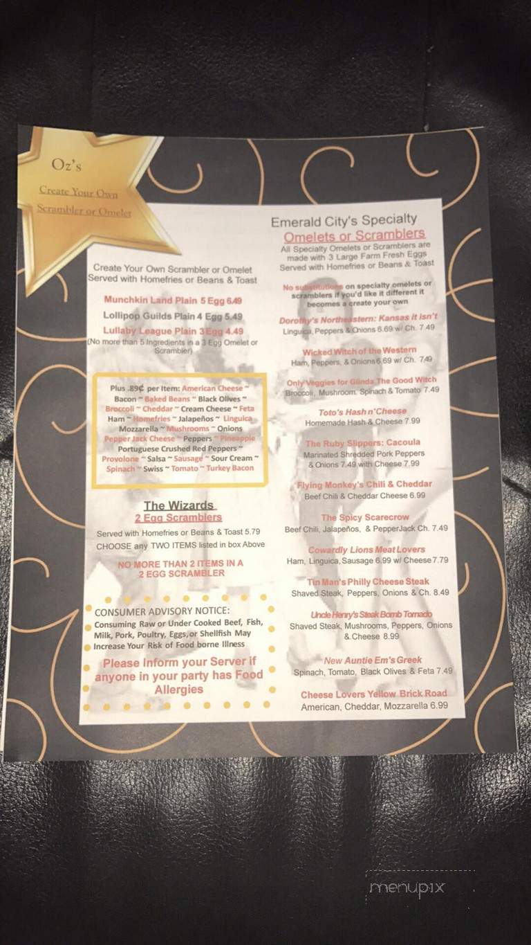 DeAvila's Restaurant and Catering - Taunton, MA menu_pic