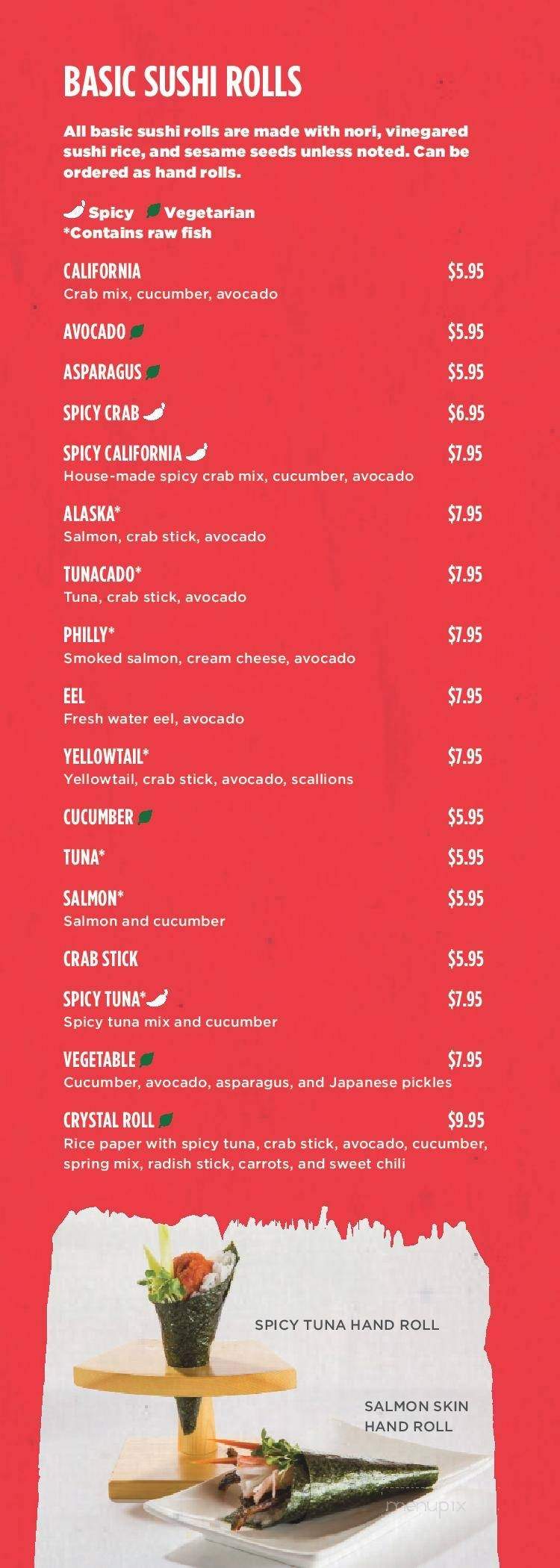 Kobe Hibachi Grill and Sushi - Fayetteville, AR menu_pic