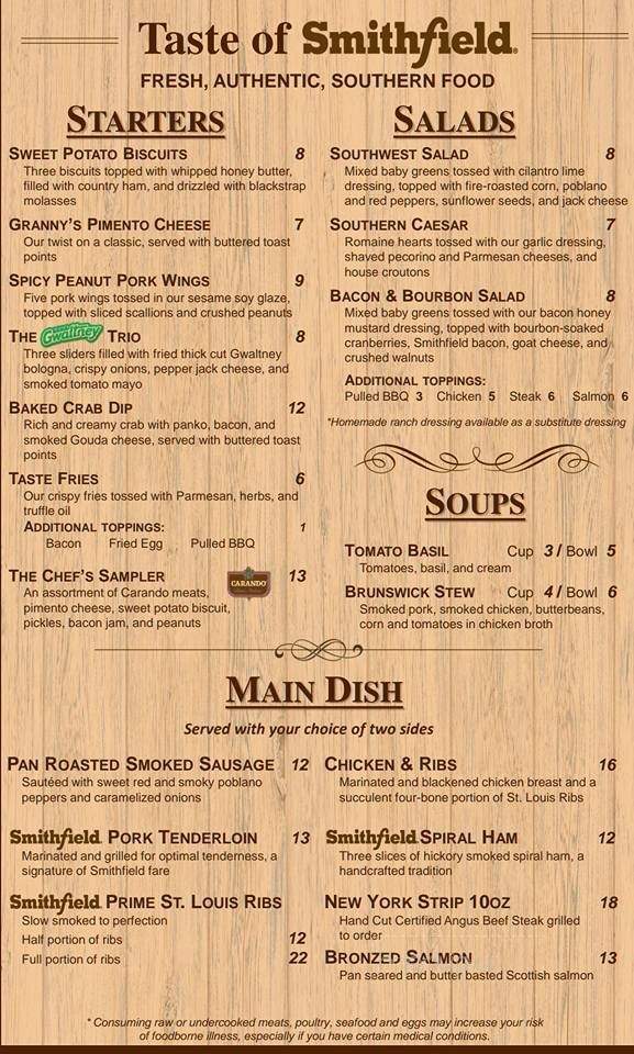 Taste of Smithfield - Smithfield, VA menu_pic