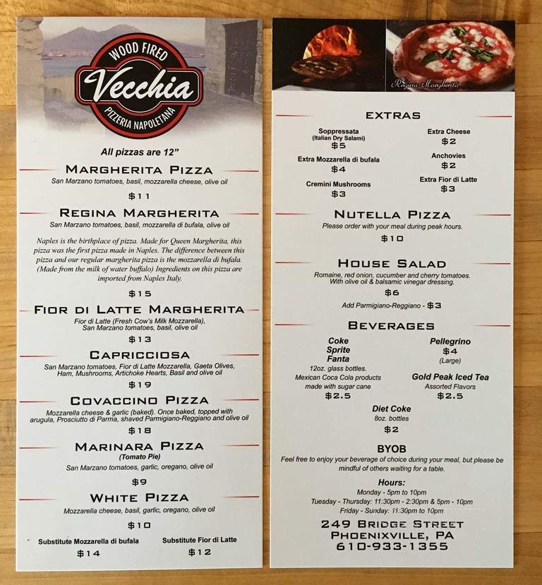 Vecchia Pizzeria - Phoenixville, PA
