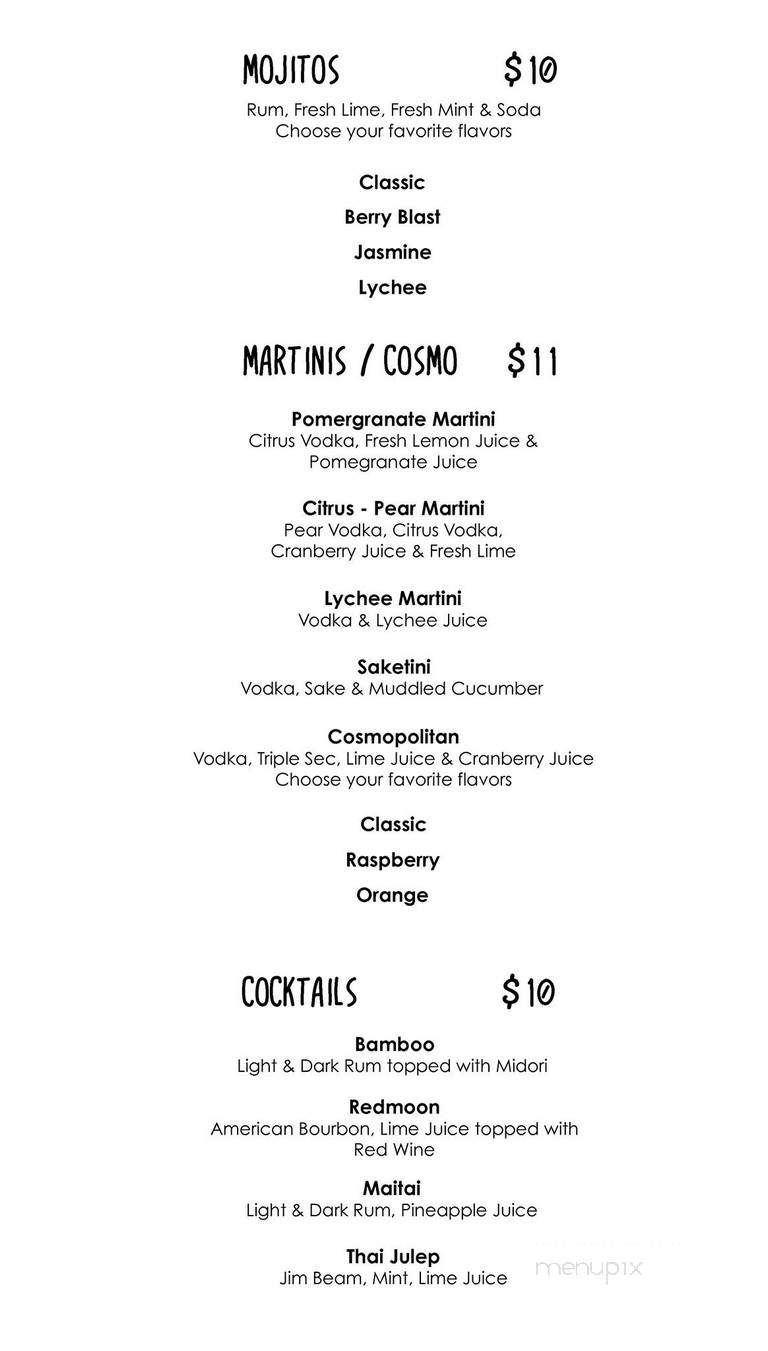 Bankok City - Pelham, NY menu_pic