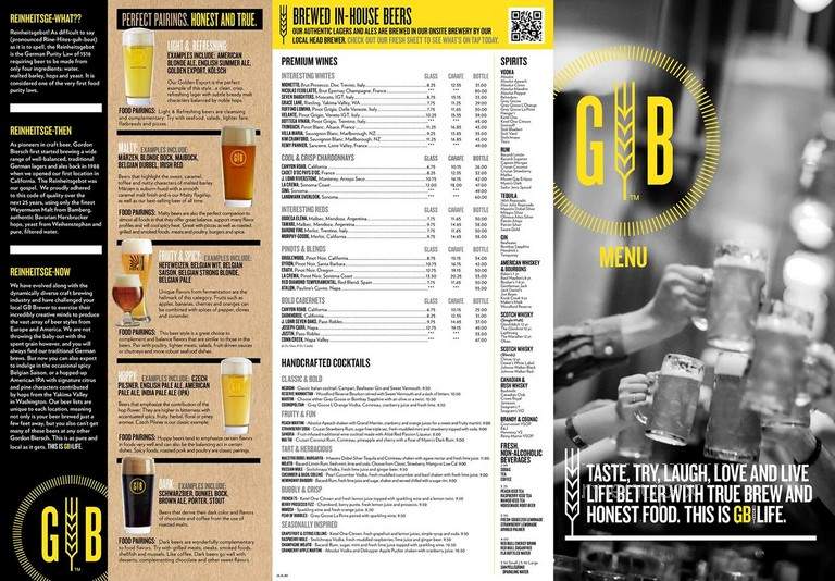 Gordon Biersch Brewery - Washington, DC menu_pic