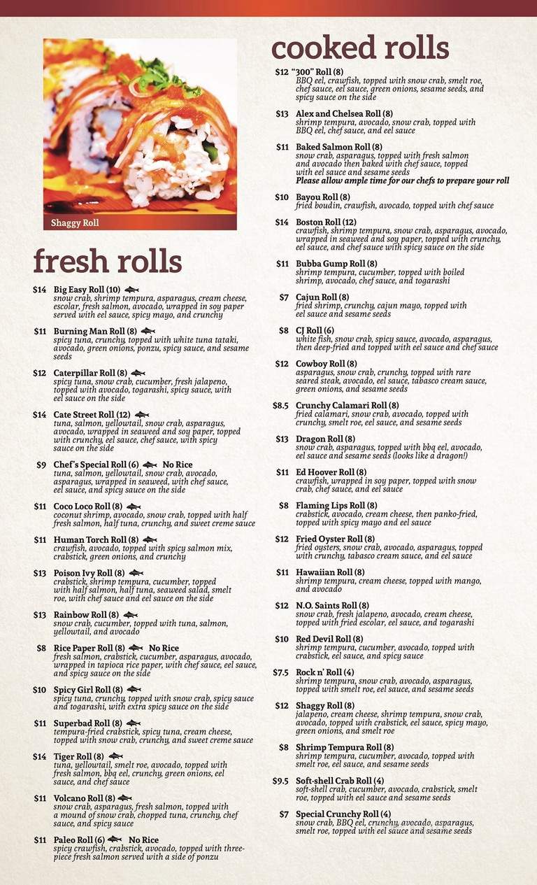 Boston Restaurant - Amite, LA menu_pic