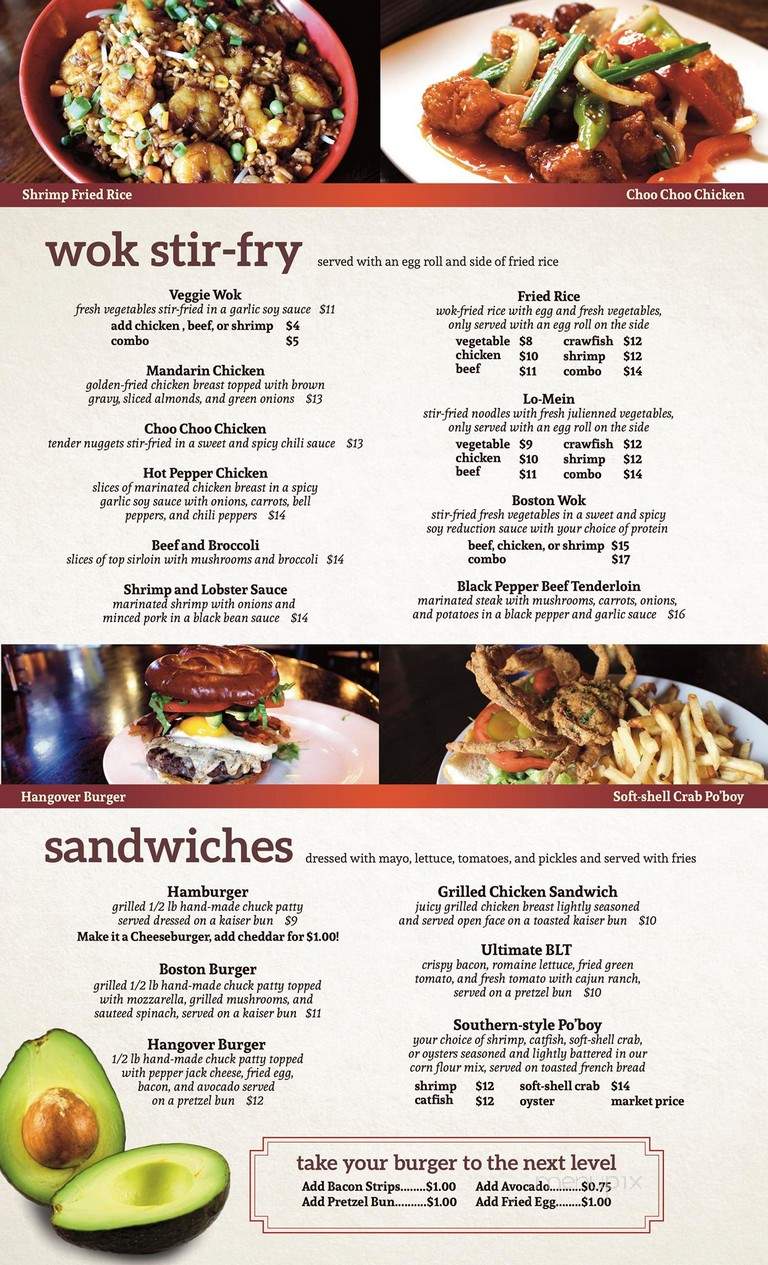 Boston Restaurant - Amite, LA menu_pic