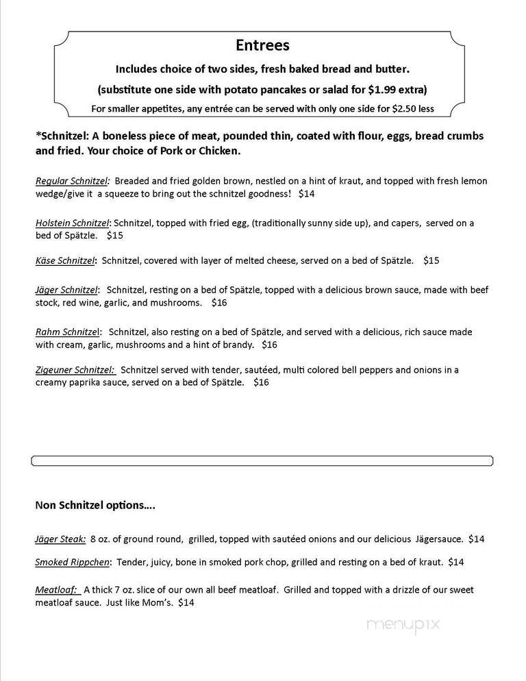 The German Table - Cole Camp, MO menu_pic