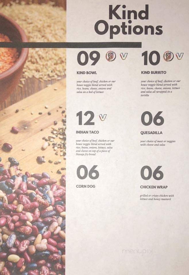 Kind Kitchen - Bentonville, AR menu_pic