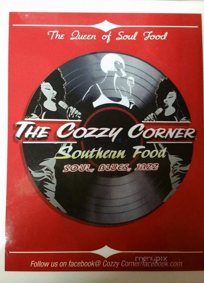 The Cozzy Corner - Appleton, WI menu_pic