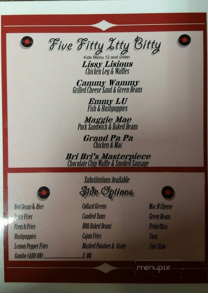 The Cozzy Corner - Appleton, WI menu_pic
