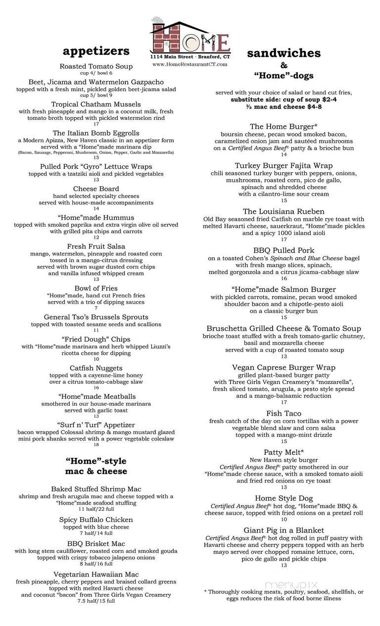 Home - Branford, CT menu_pic