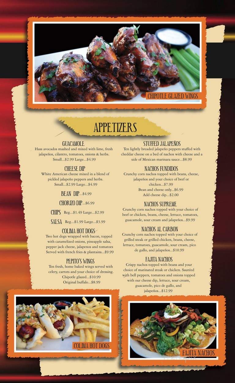 Pepito's Mexican Restaurant - Destin, FL menu_pic