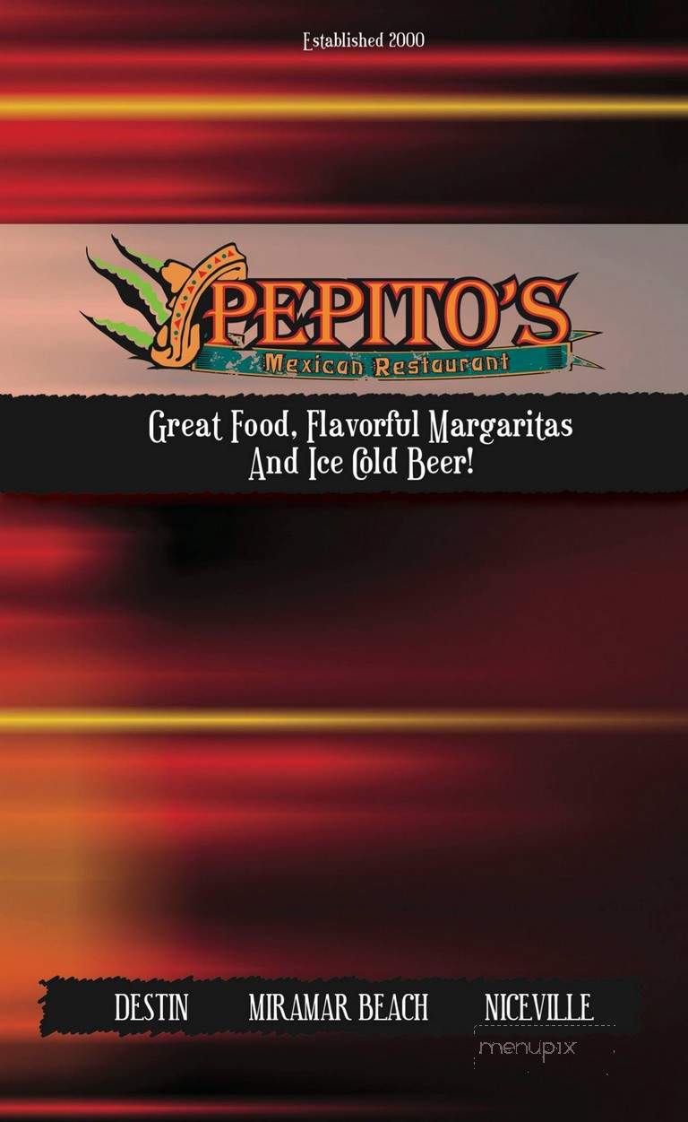 Pepito's Mexican Restaurant - Destin, FL menu_pic
