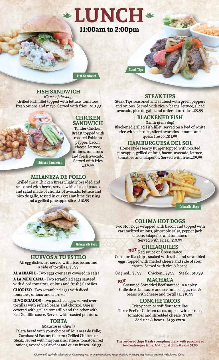 Pepito's Mexican Restaurant - Destin, FL menu_pic