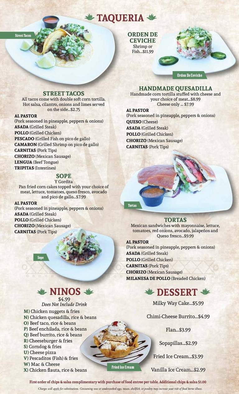 Pepito's Mexican Restaurant - Destin, FL menu_pic