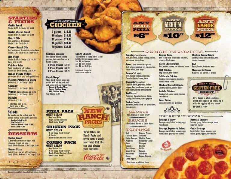Pizza Ranch - Liberty, MO menu_pic