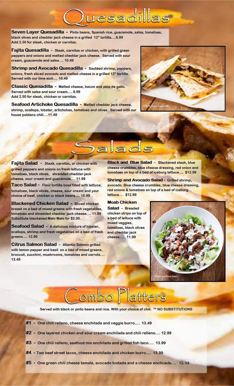 Cactus Grille - Loveland, CO menu_pic
