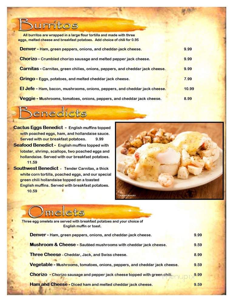 Cactus Grille - Loveland, CO menu_pic