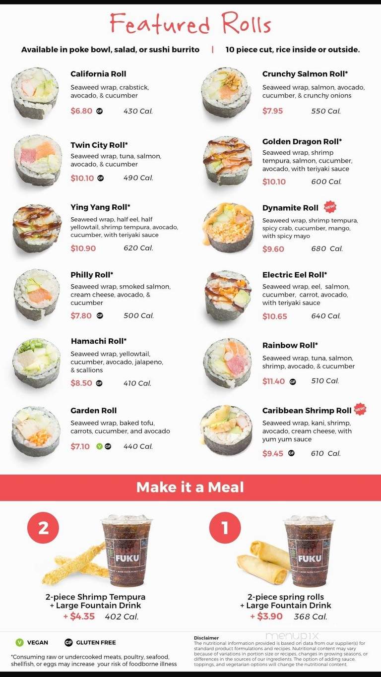 Sushi Fuku - Pittsburgh, PA menu_pic