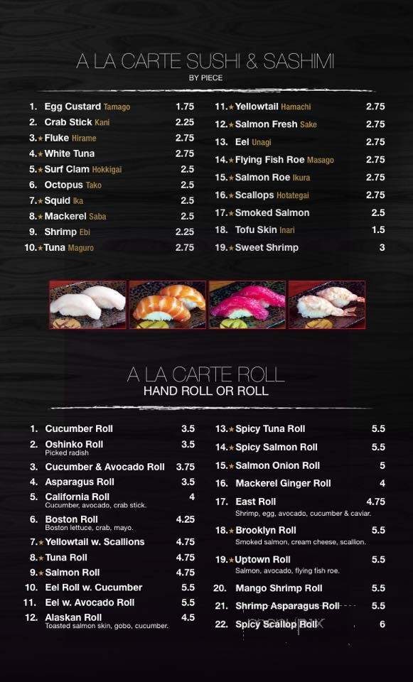 Oriental Cafe - Windham, CT menu_pic