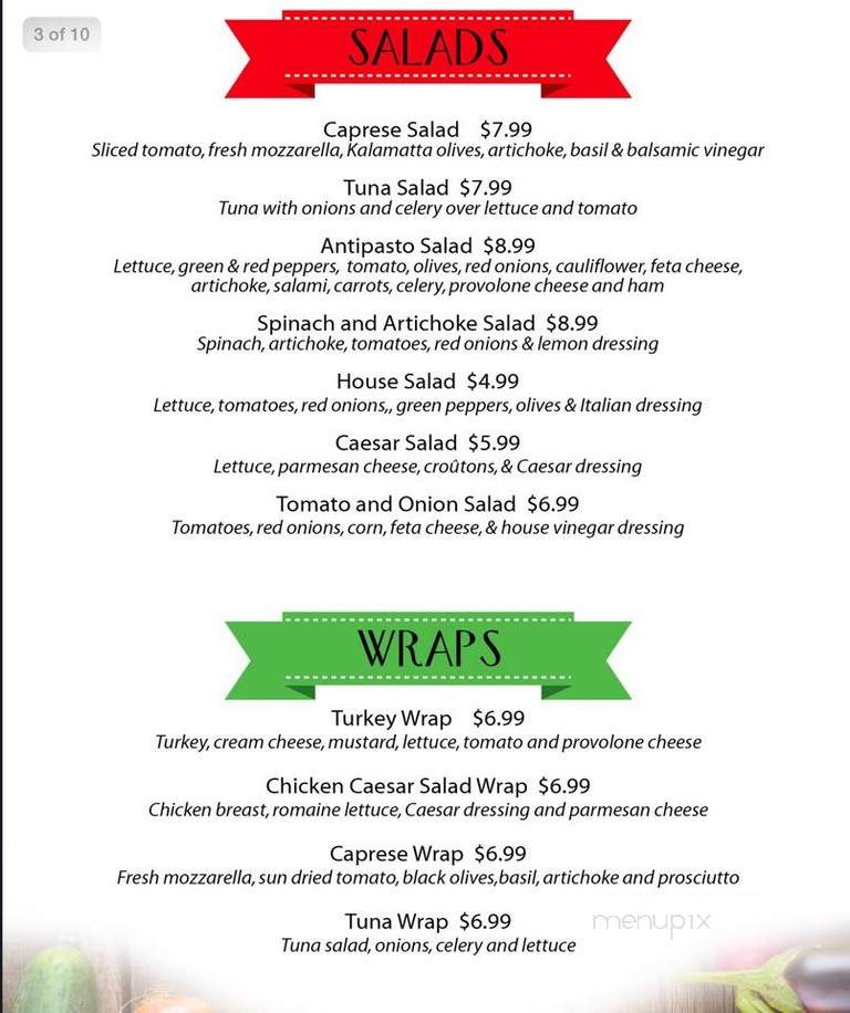 Manhattan Chicago Pizza - Coral Gables, FL menu_pic